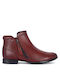 Damen Chelsea Stiefeletten Rot