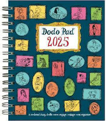 Dodo Pad Mini Pocket Diary 2025 Săptămână Vizualizare An Calendaristic Un Jurnal-organizator-planificator Portabil Spațiu Până La 5 Persoane Programări Activități Fabricat În Marea Britanie Sustenabil Fără Plastic 2025 Lord Dodo Dodo Pad Ltd