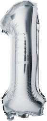 Foil Balloon Number 1 Silver 80cm 37594 Tpster Foil Balloon Number 1 Silver 80cm 37594 Tpster