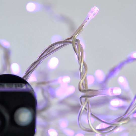 240 Λαμπάκια LED 14.9μ. Μωβ σε Σειρά