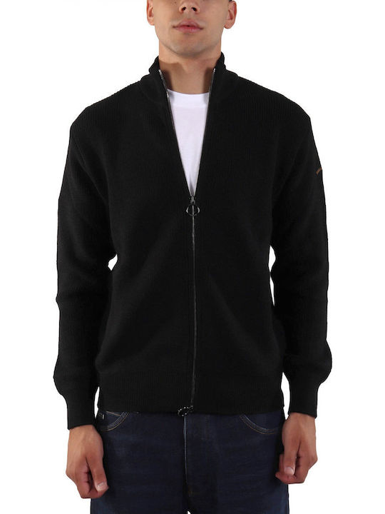 Men's Knitted Cardigan Black