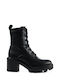 Black Matte Combat Boots