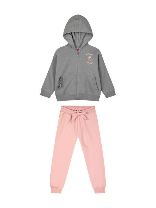 Energiers Kids Sweatpants Set Dusty Pink