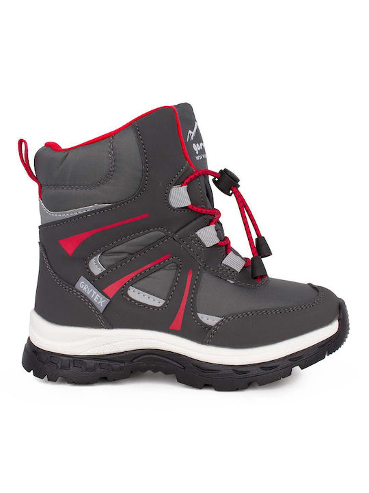 Garvalin Kids Snow Boots with Lace Gray