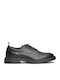 Leder Herren Freizeitschuhe Schwarz