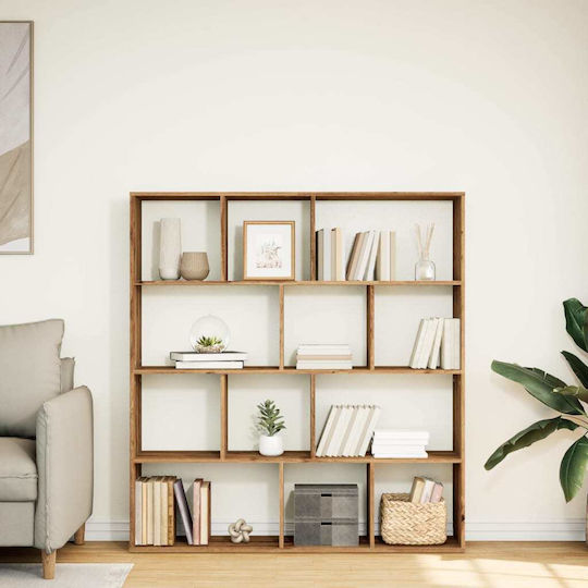 Βιβλιοθήκη Καφέ 132x29x141.5εκ.