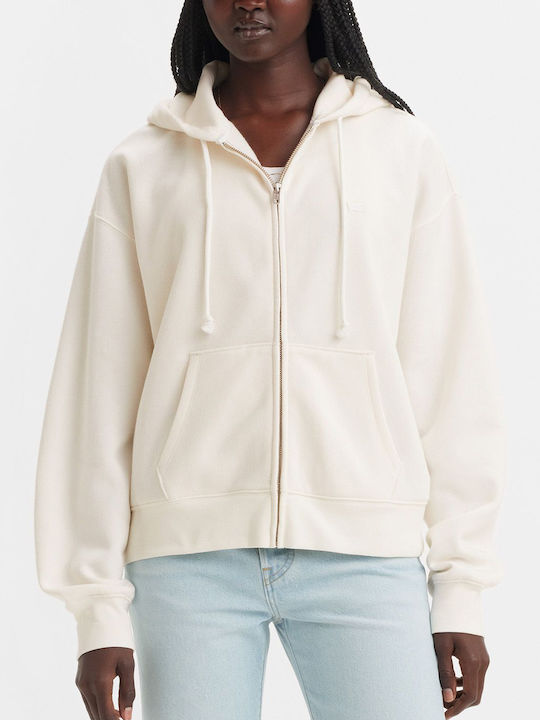 Levi's Everyday Lang Damen Sweatshirtjacke Kapuzen Sugar Swizzle