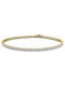 Chrilia Bracelet Riviera made of Gold 9K with Zircon