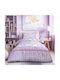 Lino Home Σετ Σεντόνια Μονά Βαμβακερά Lilac 170x260cm 2τμχ