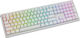 Ducky Zero 6108 Wireless Gaming Mechanical Keyboard with Cherry MX2A Speed Silver switches and RGB lighting (English US) White