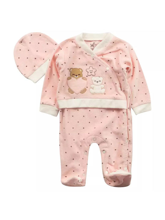 Evita Baby Bodysuit Rose