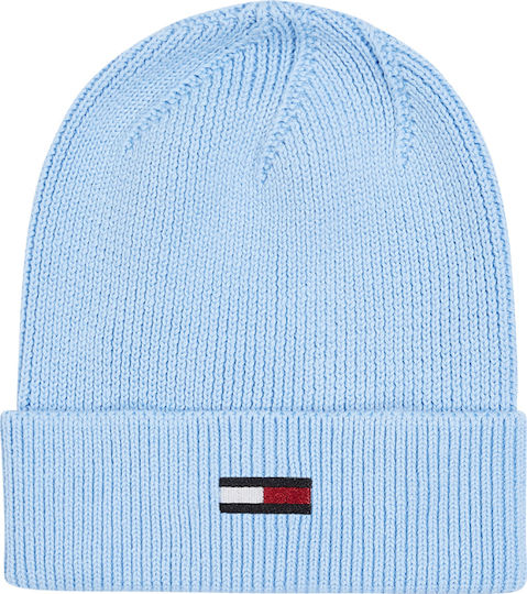 Beanie Unisex Beanie Knitted in Light Blue color