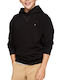 Kids Sweatshirt with Hood and Pockets Black