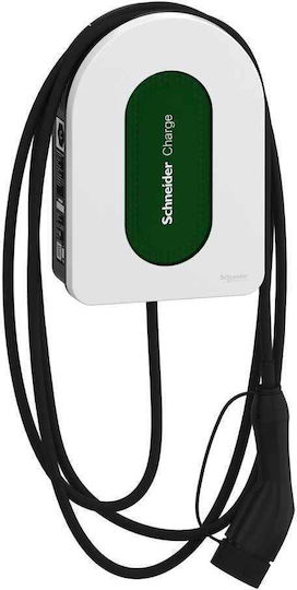 Schneider Electric Wall Mounted Three-Phase 11kW Charging Station with Built-in Cable Type 2 (EVH5A11N2C5)