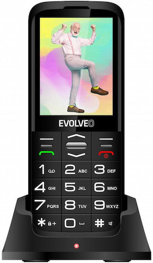Evolveo EasyPhone XO Dual SIM Telefon Mobil cu Butoane Mari Negru
