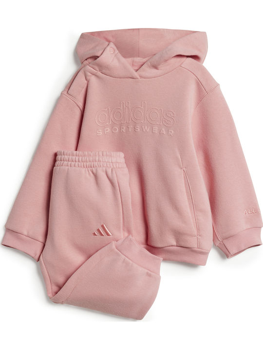 adidas Kids Sweatpants Set Pink