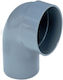 PVC сив канализационен коляно F40 90º Open Drivaplast