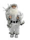 Weihnachtsfigur Weihnachtsmann Fylliana Fl241296 Weiß 60cm