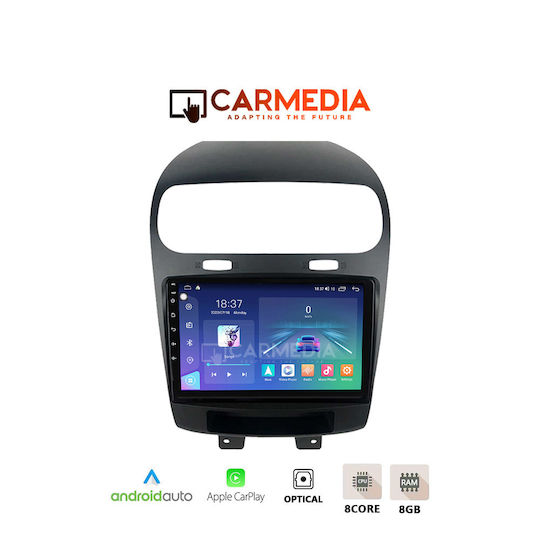 Carmedia Ηχοσύστημα Αυτοκινήτου για Fiat Freemont 2008+ (Bluetooth/USB/AUX/WiFi/GPS/Apple-Carplay/Android-Auto) με Οθόνη Αφής 9.5"