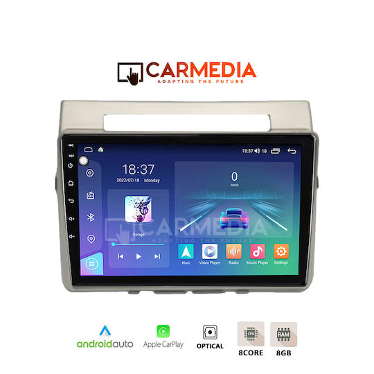 Carmedia Car Audio System for Toyota Corolla Verso 2004-2009 (Bluetooth/USB/AUX/WiFi/GPS/Apple-Carplay/Android-Auto) with Touch Screen 9.5"