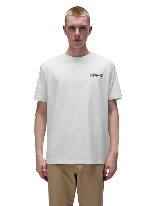 Napapijri Men's Short Sleeve T-shirt White