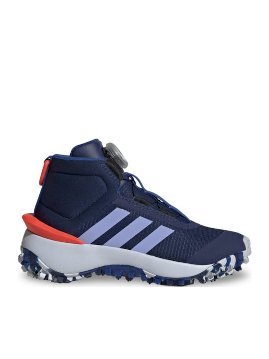 adidas Kids Hiking Boots Fortatrail Waterproof Blue IF9260