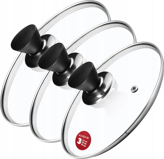 Kadax Kochgeschirrdeckel Für Topf Glas 30cm 3 Stück 31569