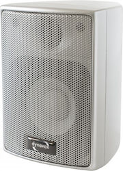 Dynavox Επιτοίχια Ηχεία 60W (Ζεύγος) Ασημί AS-301