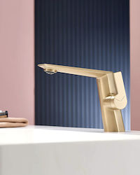 Naron Mischung Waschtischarmatur Brushed Gold