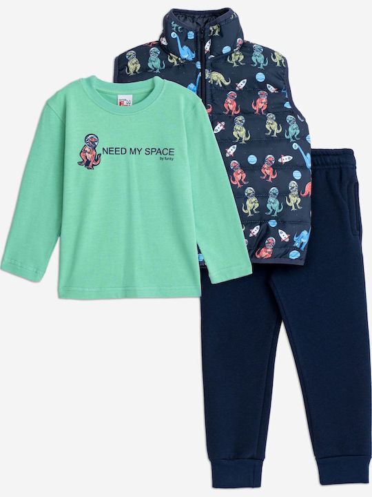 Funky Blue Tracksuit Set
