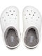 Crocs Papuci copii Albe Classic Lined Clog