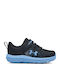 Assert 10 Kids Sports Shoes Running with Hoop & Loop Closure Black