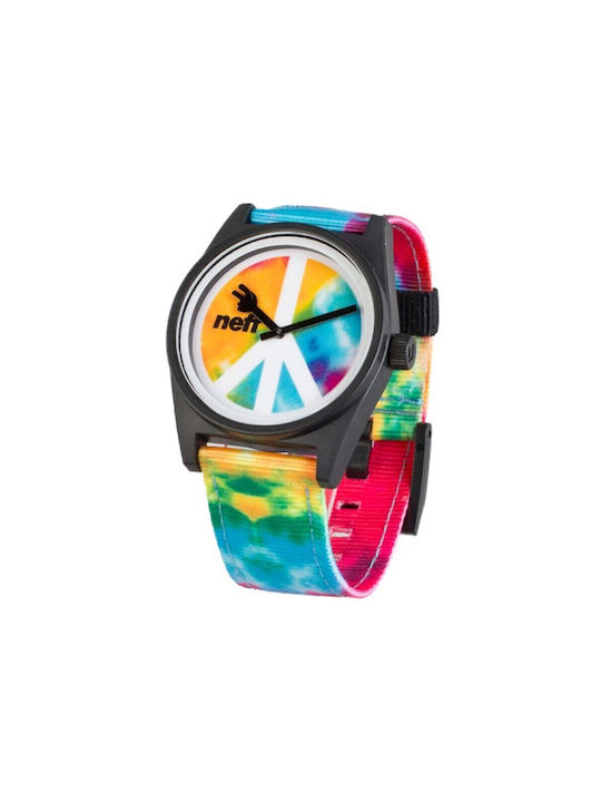 Neff Headwear Hippie Uhr Batterie mit Stoffarmband