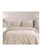 Makis Tselios Home Σετ Πάπλωμα Υπέρδιπλο 220x240εκ. Beige 3τμχ 144 GSM