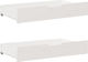 vidaXL Bed Drawer made of Wood White 90x55x16cm 2pcs