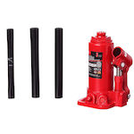 Big Red Hydraulic Bottle Jack with Lifting Capacity up to 18cm and Weight Capacity up to 3 Tons