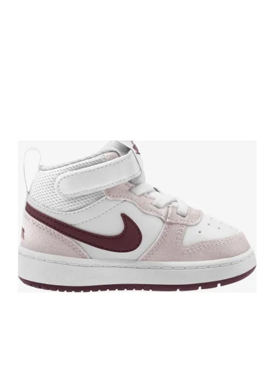 Nike Court Borough Mid Αθλητικά Παιδικά Παπούτσια με Σκρατς