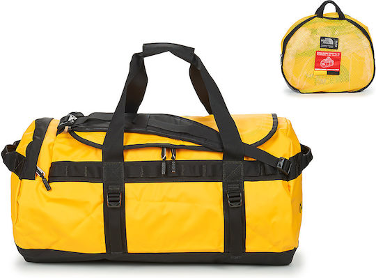 The North Face Base Camp Sack Voyage Back 71lt Yellow Fabric L64.5xW35.5xH35.5cm