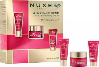 Nuxe Merveillance Lift Anti-aging Routine Lift-firmness Cream Powder Case 2 Pcs