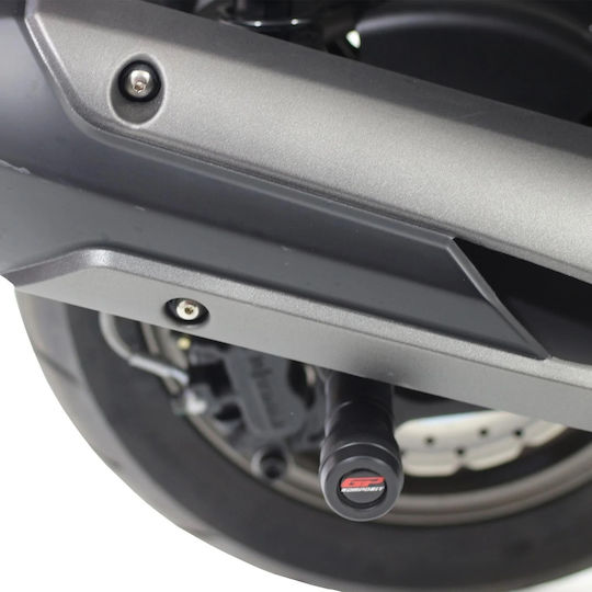 GP Kompozit Προστατευτικό Εξάτμισης Μοτοσυκλέτας Kymco X-Town 250i 2020-2022 Μαύρο