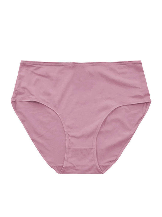 Hochtailliert Damen Slip Rosa