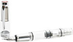 Twsbi Calligraphy Pen Medium Transparent made of Aluminum