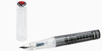 Twsbi Go Spring Load Mechanism Peniță de Caligrafie Fine Transparent cu Roșu Cerneală