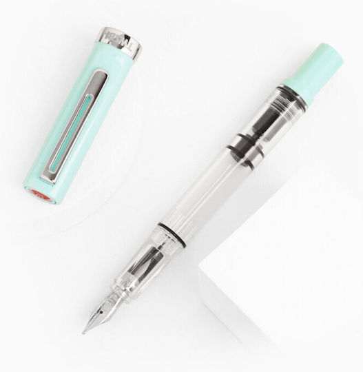 Twsbi Peniță de Caligrafie Fine Verde cu Verde Cerneală