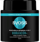 Syoss Hydratacion+ Μάσκα Μαλλιών 500ml