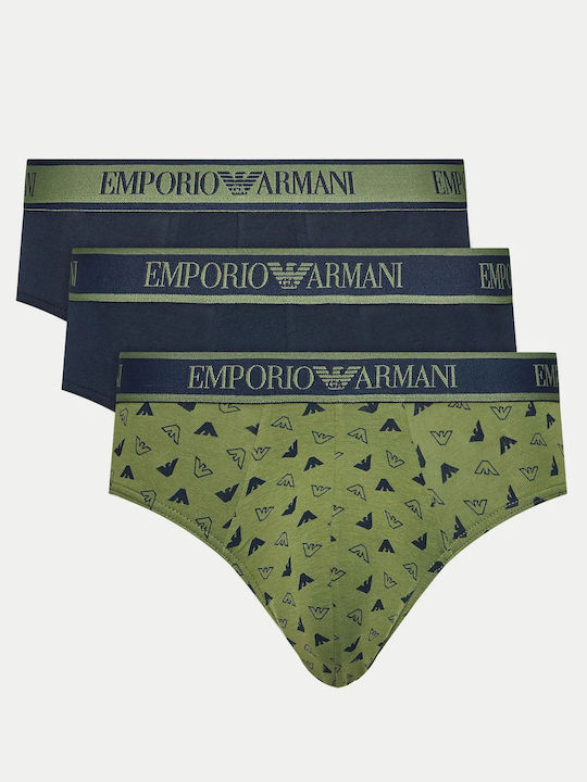 Men's Slips Marine, Olive 3Pack