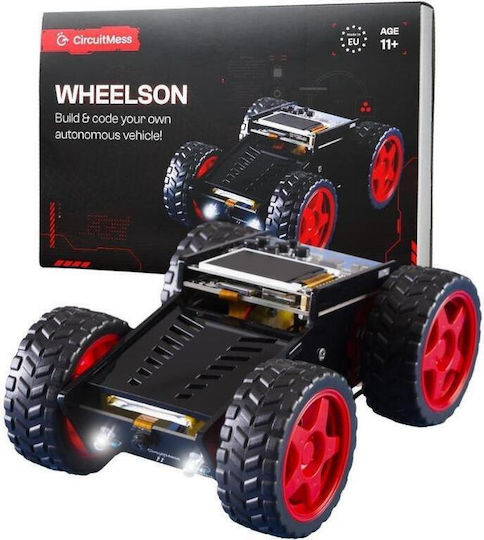 CircuitMess Circuitmess Wheelson Diy Ai Self-driving Car STEM Образователна Игра Роботика за 7+ години Години