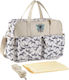 Queen Mother Queen Mother Shoulder Bag Changing Pad Insular White 39x30x30cm
