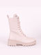 Ideal Shoes Women's Ankle Boots Beige