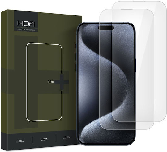 Hofi Pro+ Tempered Glass 2pcs (iPhone 15 Plus / 16 Plus)